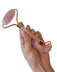 MAKWA™ Natural Rose Quartz Dual-Action Rollers