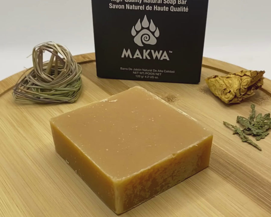 MAKWA™ Woodlot Turmeric Natural Soap Bar