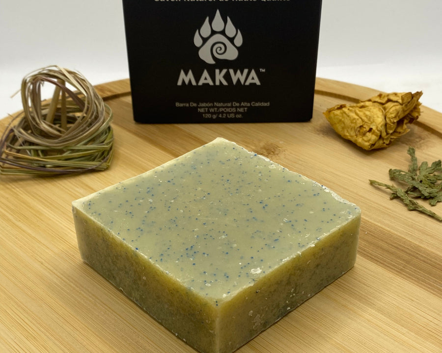 MAKWA™ Sunflower Exfoliating Natural Soap Bar