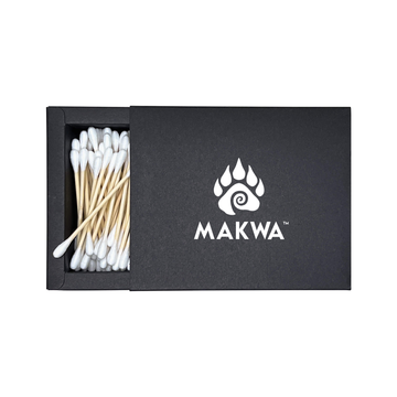 MAKWA™ Biodegradable Organic Cotton Swab box (200 pcs)