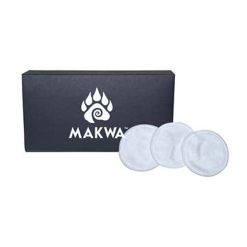 MAKWA™ Reusable Organic Cotton Rounds (12 pads)